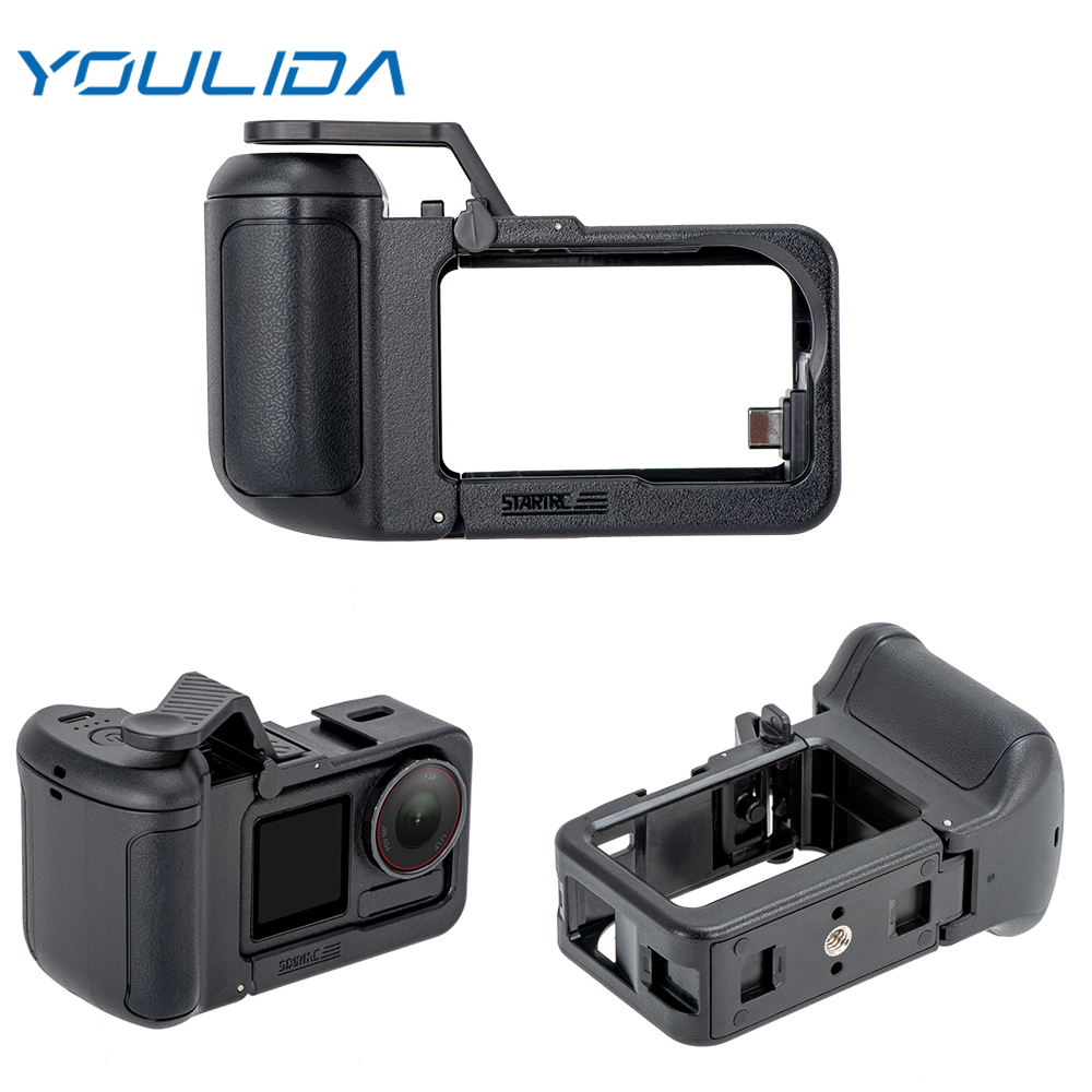 Camera Battery Grip - ل DJI Action 5 Pro تمديد