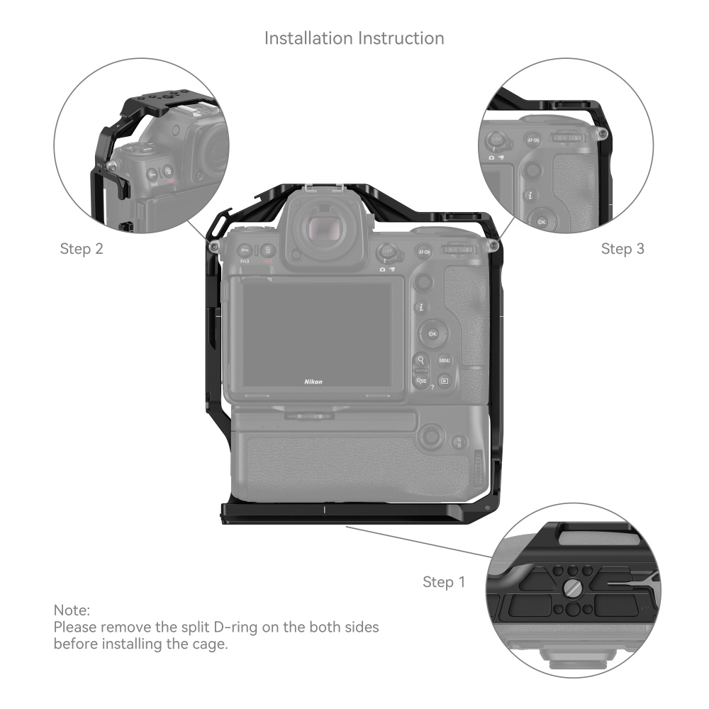 Camera Battery Grip - قفص كاميرا صغير الحجم لنيكون Z