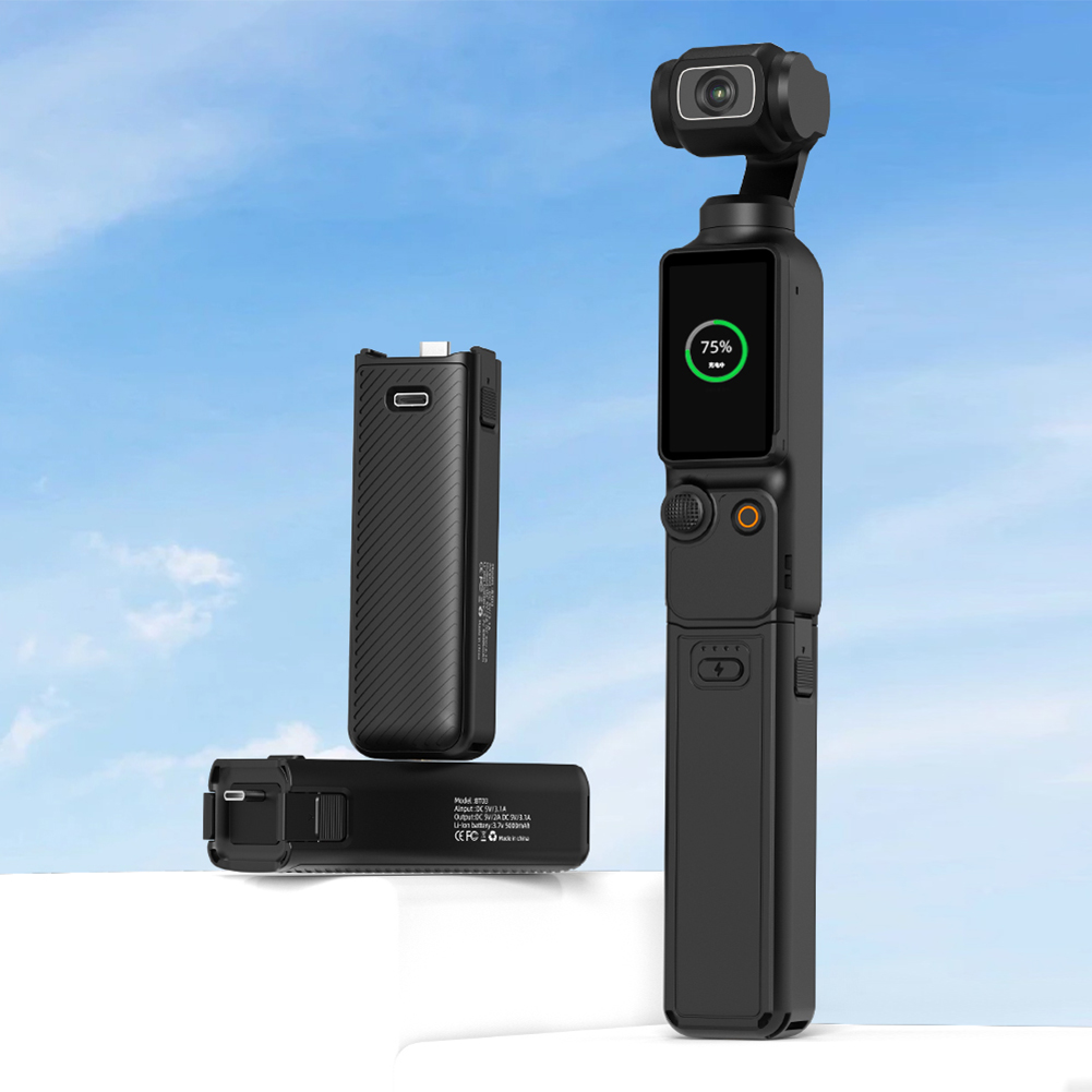 مقبض بطارية محمول لكاميرا DJI  - مراجعة Camera Battery Grip وسعره