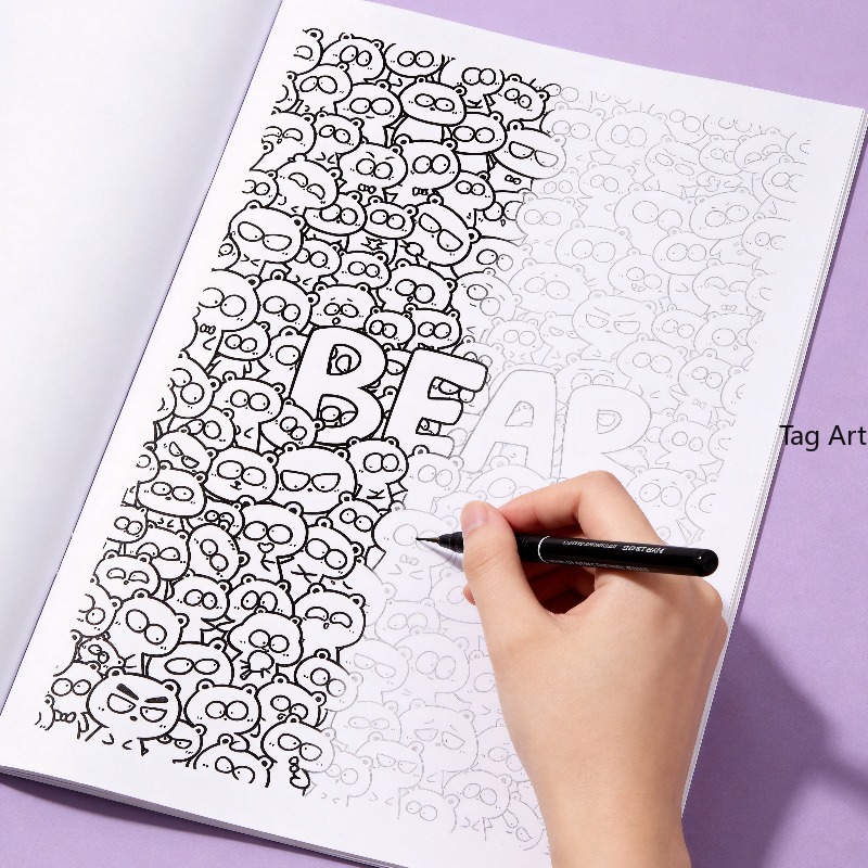 دفتر رسم للبالغين لتخفيف التوت - مراجعة Photography Book وسعره