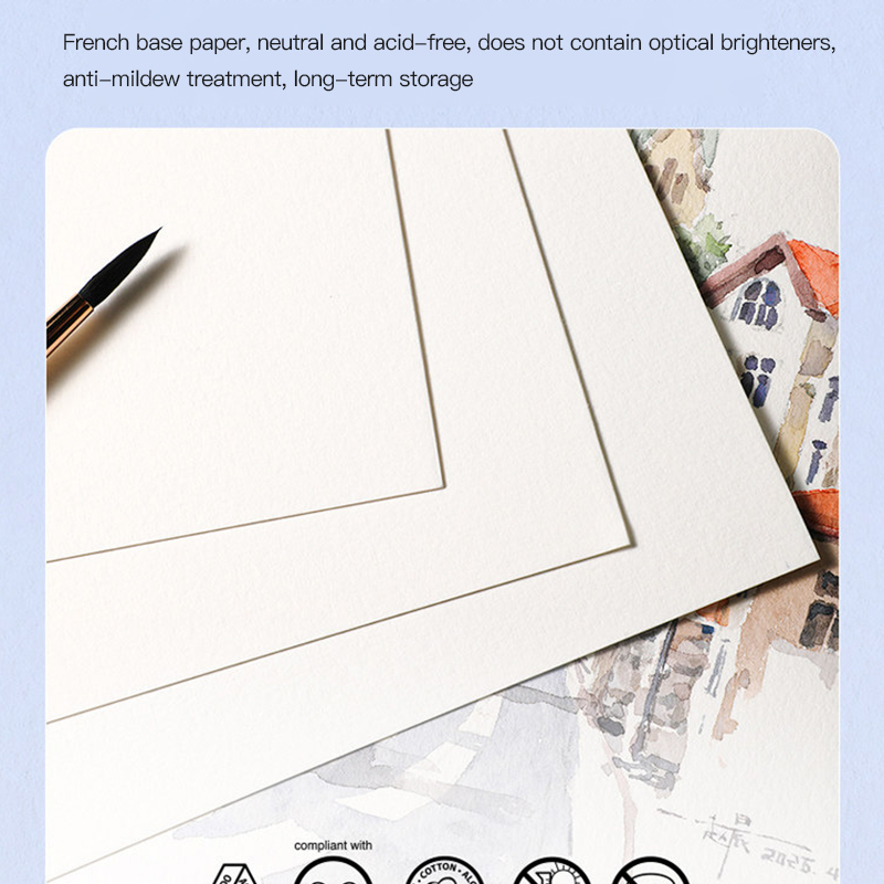 دفتر رسم مائي مربع الشكل بورق  - مراجعة Photography Book وسعره